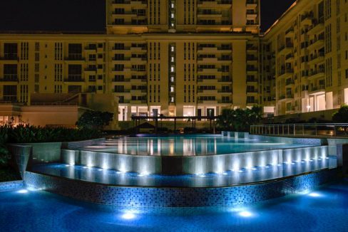Experion-Windchants-Pool-Night-View