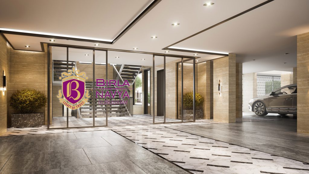 Birla Navya Low Rise Ultra Luxury Apartment Tower Lobby
