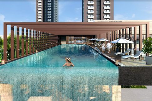 Emaar DiGi Homes Social Club House Swimming Pool View - Optimized